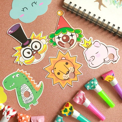 Свисток для мальчиков и девочек, вечернее платье, детский мультяшный мегафон, подарок на день рождения