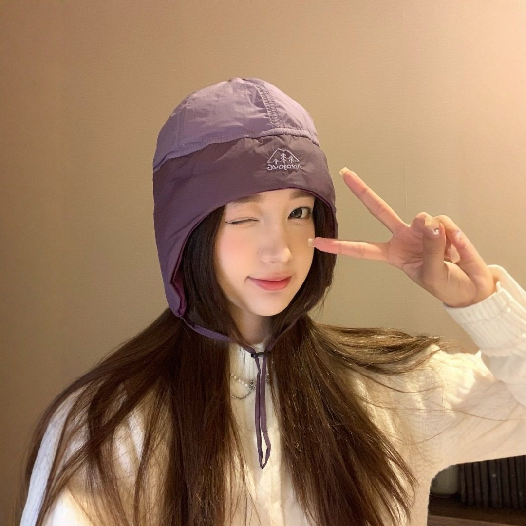 香港潮牌 25年秋冬新款雷锋帽护耳帽子户外骑行可戴头盔防寒滑雪,淘宝优惠券,粉丝福利购,淘宝优惠卷