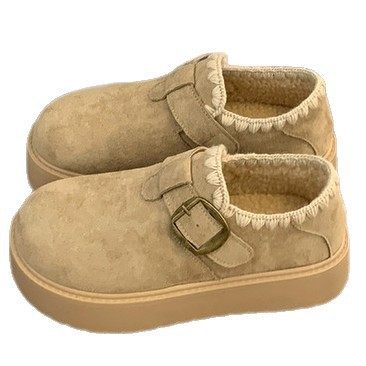 香港潮牌厚底加绒勃肯鞋女2025新款秋冬季豆豆乐福鞋保暖雪地靴低,淘宝优惠券,粉丝福利购,淘宝优惠卷