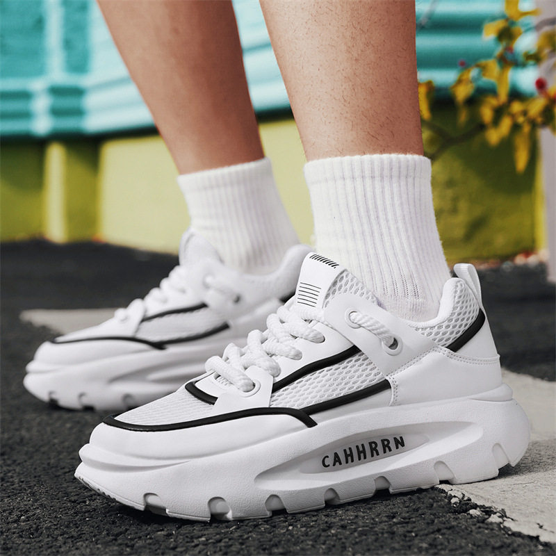 香港潮牌外贸男鞋透气2025网面阿甘鞋软底厚底增高休闲运动老爹鞋,淘宝优惠券,粉丝福利购,淘宝优惠卷