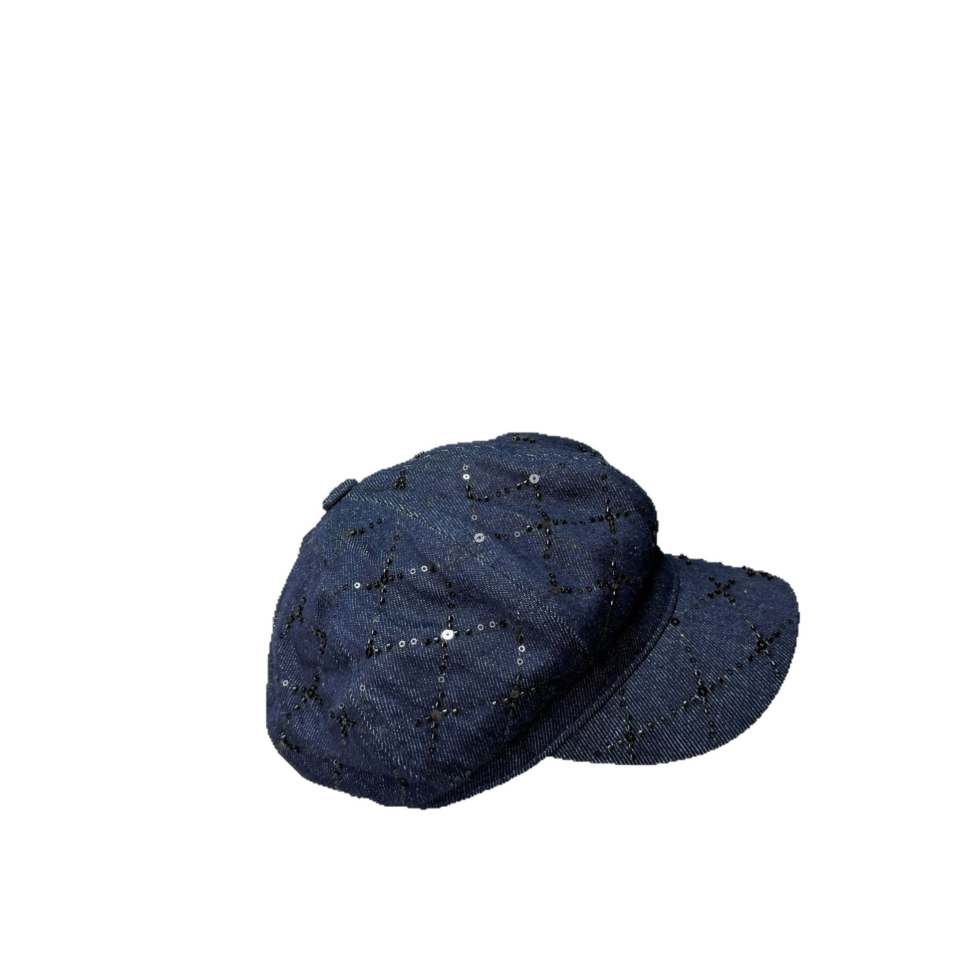 香港潮牌 25年早秋新款高品质格纹亮片水洗棉八角帽女时尚百搭韩,淘宝优惠券,粉丝福利购,淘宝优惠卷