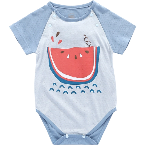 Летний комбинезон для новорожденных подходит для мужчин и женщин, тонкое детское боди для девочек