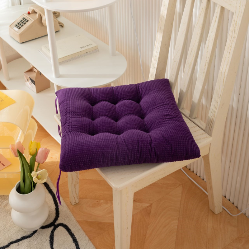 灯芯绒玉米粒九针坐垫办公桌椅垫学生沙发垫榻榻米垫冬季纯色垫子,淘宝优惠券,粉丝福利购,淘宝优惠卷