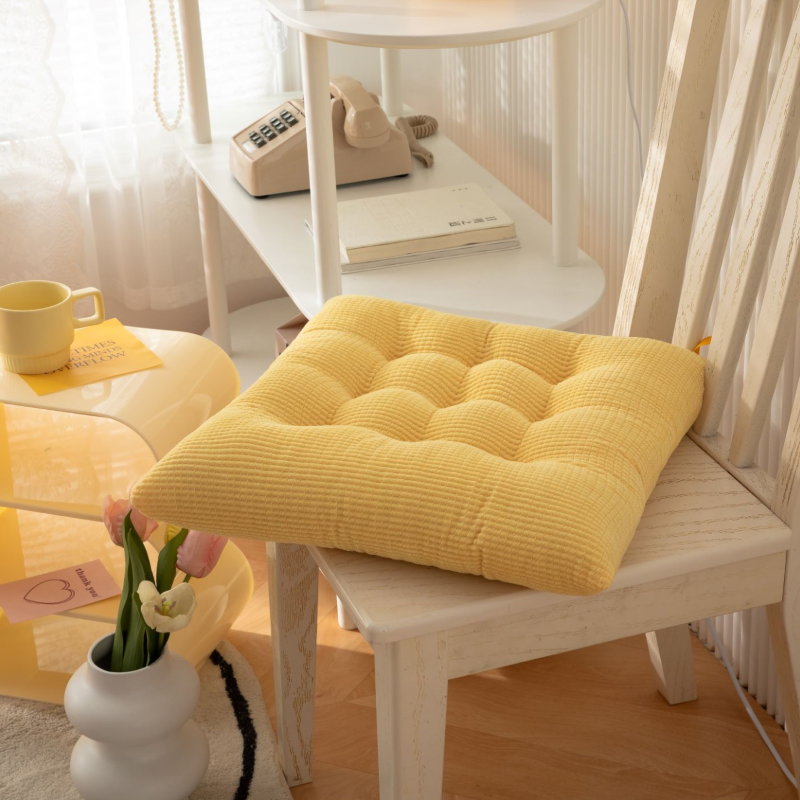 灯芯绒玉米粒九针坐垫办公桌椅垫学生沙发垫榻榻米垫冬季纯色垫子,淘宝优惠券,粉丝福利购,淘宝优惠卷
