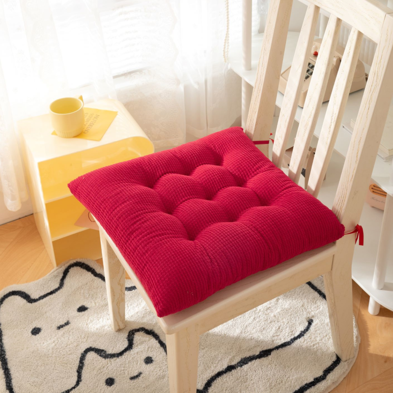 灯芯绒玉米粒九针坐垫办公桌椅垫学生沙发垫榻榻米垫冬季纯色垫子,淘宝优惠券,粉丝福利购,淘宝优惠卷