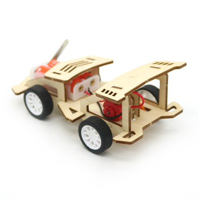 Diy手工小车发电机小制作电动车拼装玩具车小学生科学实验材料 虎窝淘