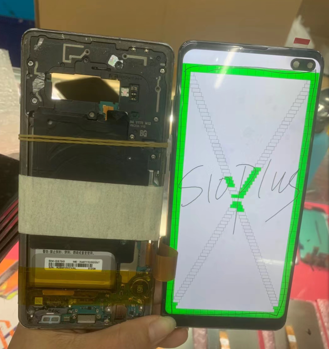 适用于三星S8+G955 S9+G965 S10 G973 S10+G975液晶屏幕总成带框 - 图0