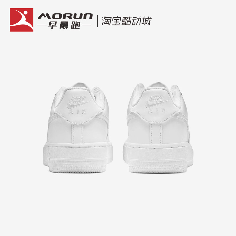 Nike/耐克 Air Force 1 AF1空军一号纯白GS低帮板鞋女 DH2920-111 - 图1