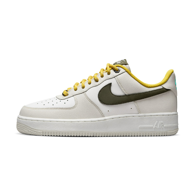 Nike/耐克 Air Force 1 AF1白绿黄 空军一号低帮板鞋 FV3628-031 - 图3