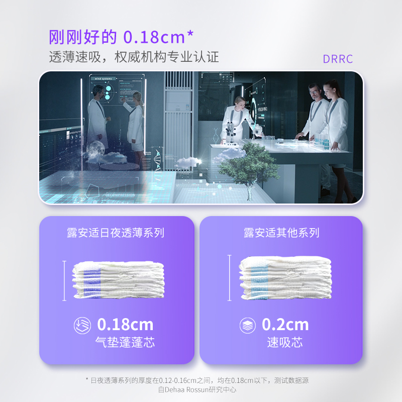 【尺码任选】露安适日夜透薄纸尿裤透气干爽拉拉裤婴儿尿不湿宝宝
