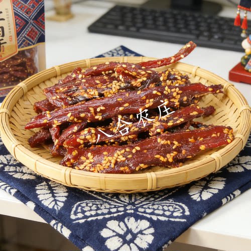 宜州壮家牛肉条广西刘三姐特产炭烤牛肉干牛肉脯牛腊巴零食小吃 - 图0