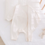 Детский демисезонный комбинезон для новорожденных, бандаж пупочный, хлопковое боди