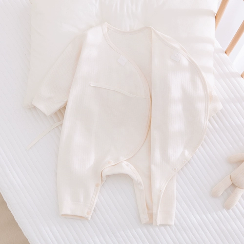 Детский демисезонный комбинезон для новорожденных, бандаж пупочный, хлопковое боди