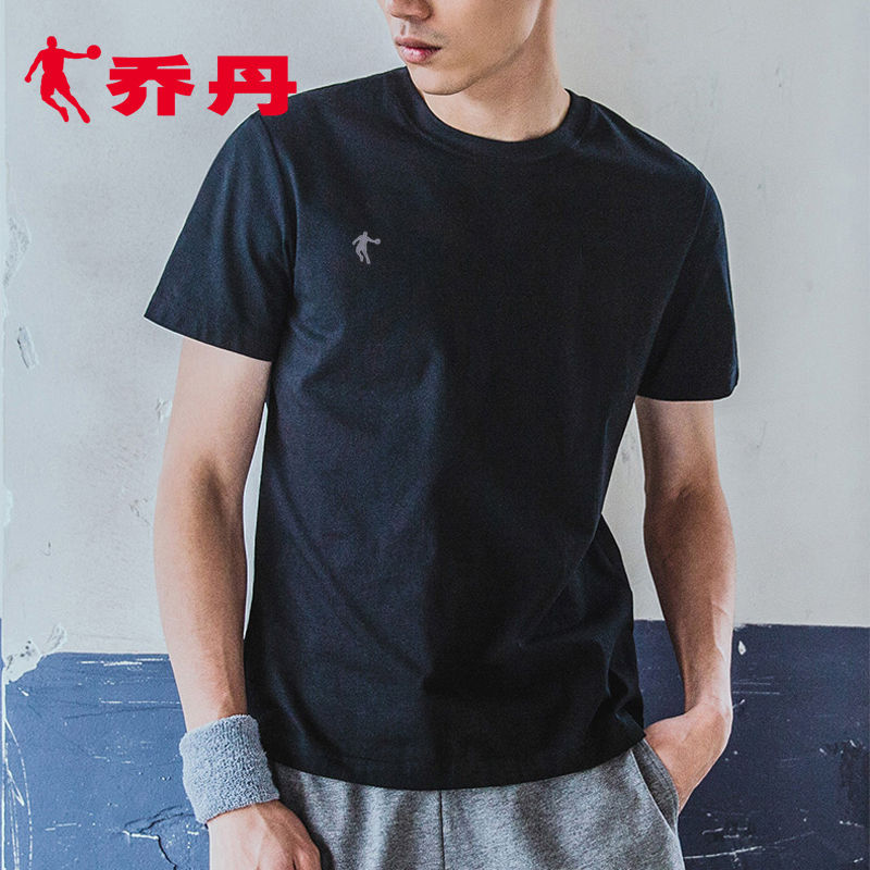 Jordan Short Sleeve T-shirt for Men 2020 New Summer Loose Breathable Half Sleeve Black Student Quick Dried Sportswear for Men