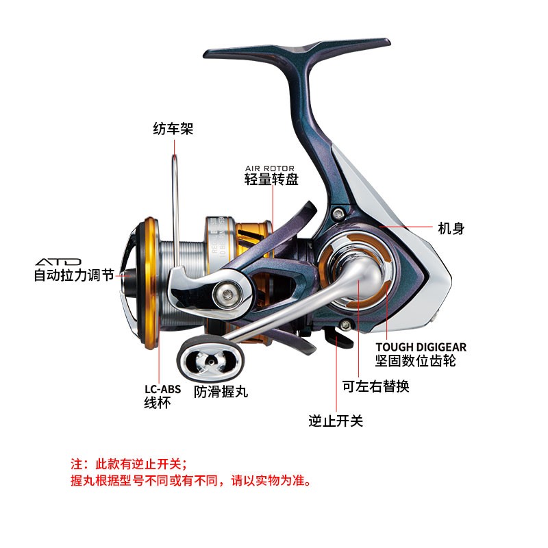 DAIWA达瓦纺车轮REGAL LT REVROS路亚轮达亿瓦超轻深线杯防海水渔 - 图0