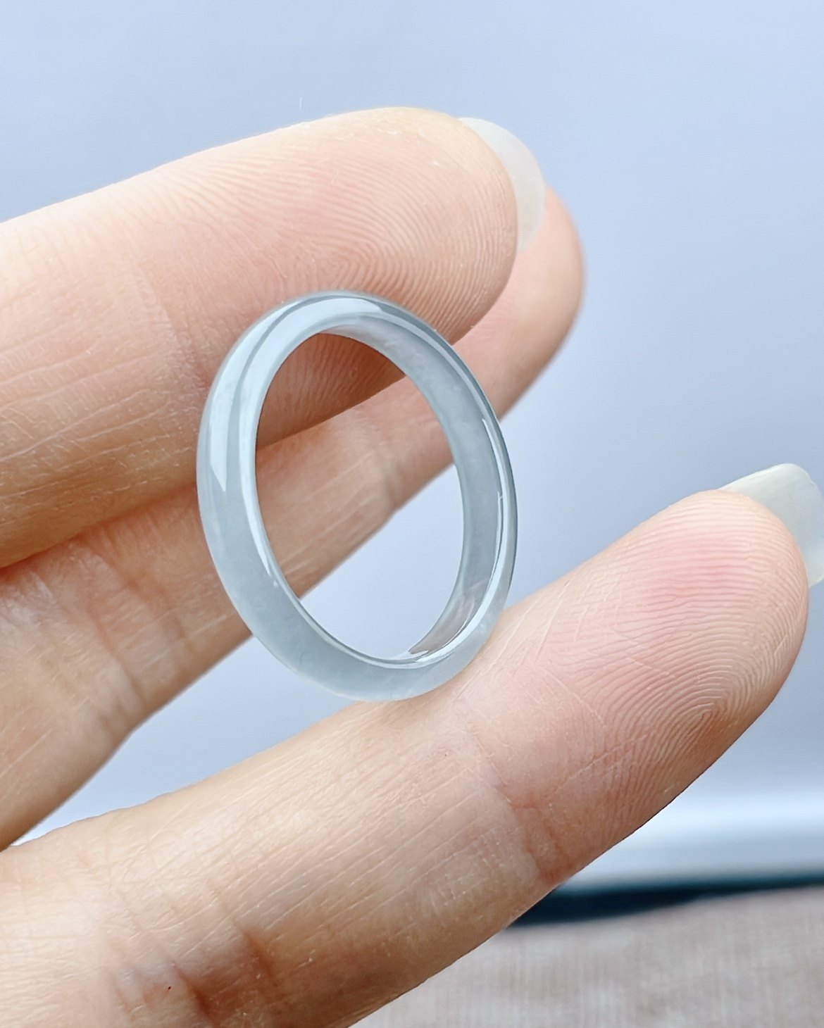 真玉老坑玉石冰种A货晴水淡绿翡翠戒指特色素圈蓝水冰指环配证书,淘宝优惠券,粉丝福利购,淘宝优惠卷