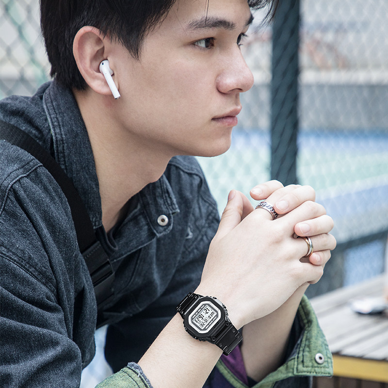 时刻美男士正品韩潮多功能电子表 时刻美国产腕表