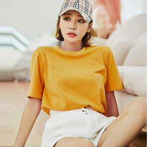 韩版百搭ulzzang纯棉t恤