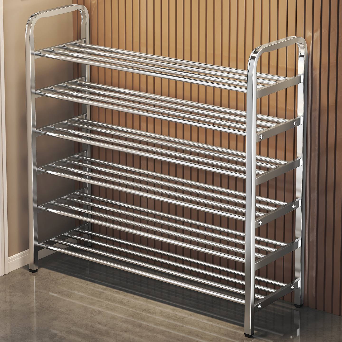 不锈钢鞋架家用门口多层出租房入户门简易鞋柜宿舍小型鞋子收纳架,淘宝优惠券,粉丝福利购,淘宝优惠卷