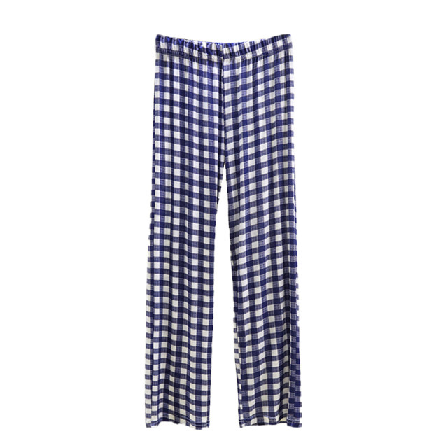 Pajamas plaid, modal cotton pajamas ເຮືອນ