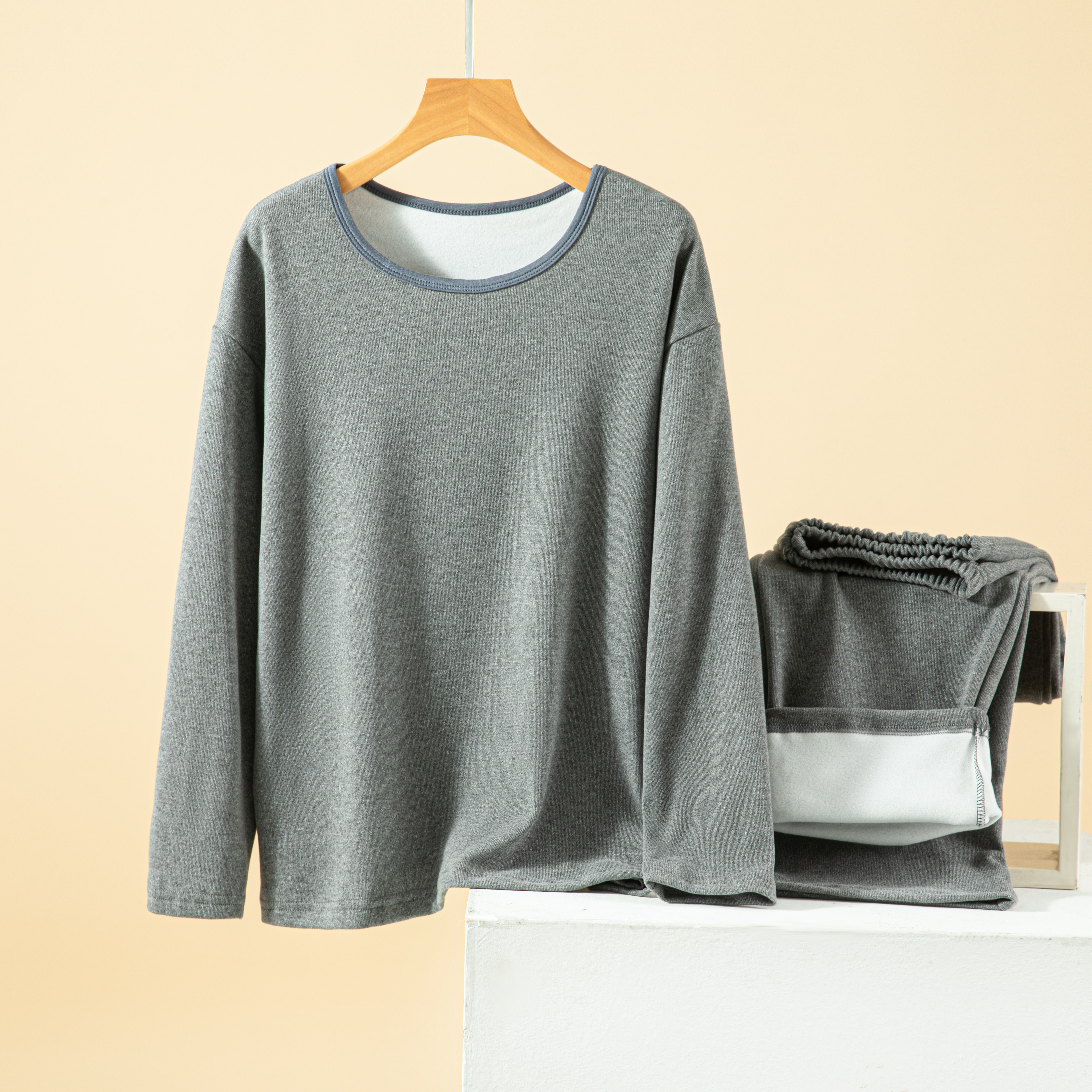 德绒时尚保暖家居服套装女冬季加绒宽松长袖睡衣大码休闲两件套,淘宝优惠券,粉丝福利购,淘宝优惠卷