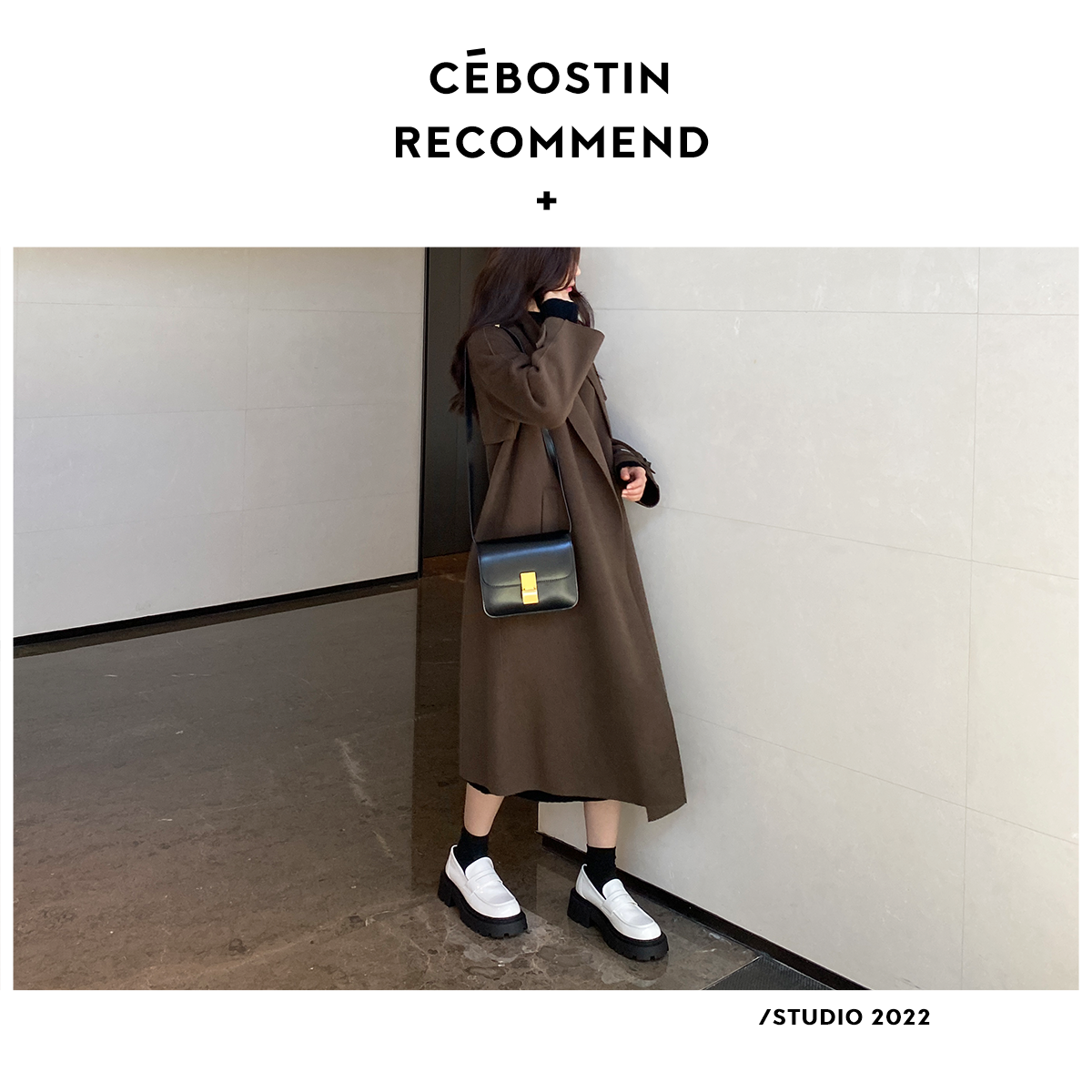 【腹肌商店】乐福鞋 真皮厚底增高英伦风小皮鞋女粗跟一脚蹬单鞋,淘宝优惠券,粉丝福利购,淘宝优惠卷