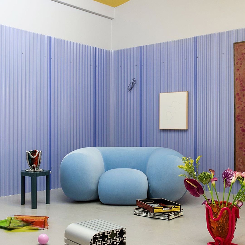 英国Established Sons MOLLO系列现代简约懒人沙发单人休闲椅 - 图2