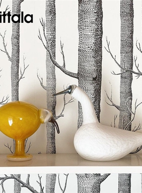 Iittala手工制作桌面玻璃鸟摆件