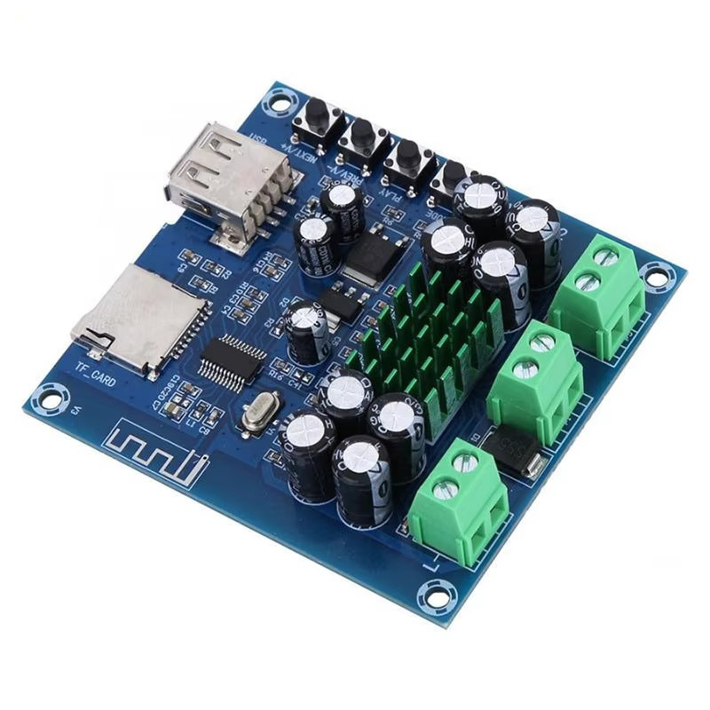 TPA3116D2蓝牙功放板 集成蓝牙 U盘 TF卡播放 放大板双50W - 图1