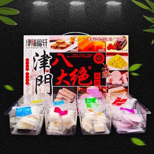 津味福轩天津八大怪八大绝特产糕点礼盒598g栗羊羹零食小吃大礼包 - 图2