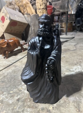 红椿阴沉木达摩祖师弥勒佛观音人物雕塑