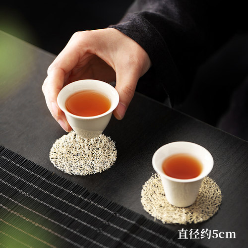 栖凤居丝瓜络壶垫茶壶杯垫托壶承养壶隔热垫丝瓜茶垫茶道茶具配件 - 图0