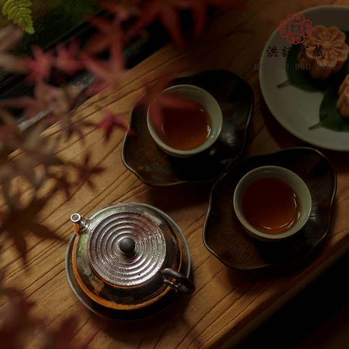 9999纯银泡茶壶银壶 纯手工银壶 旋纹盖锤纹 高工银壶 洪记宝藏 - 图0