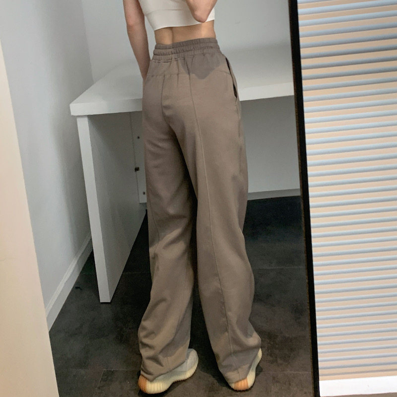 休闲运动兼顾-瑜伽服阔腿长裤肌理垂感直筒高弹休闲女士健身运动,淘宝优惠券,粉丝福利购,淘宝优惠卷