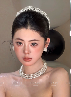 TM｜赫本风珍珠发冠