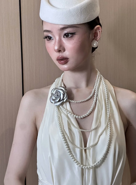 T M｜jennie珍妮同款造型小野猫帽子项链耳饰