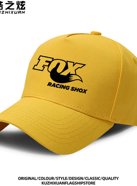 FoxRacing前叉队版越野山地自行车帽子户外鸭舌帽休闲多色棒球帽