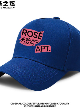 Rose朴彩英火星哥APT周边帽子number one girl男女百搭多色棒球帽