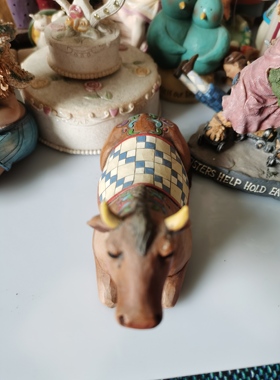 富丽中古树脂摆件，默认微瑕，满38包邮