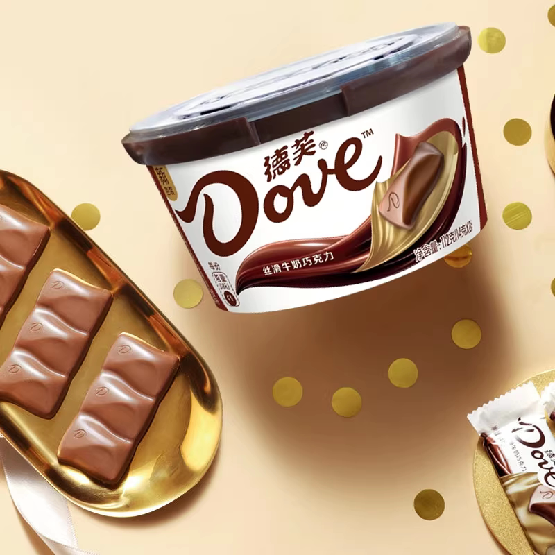 士力架花生夹心巧克力德芙碗装混合全家桶装零食喜糖官方旗舰店