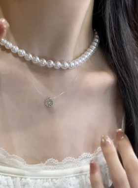 明星同款人鱼之泪项链女款