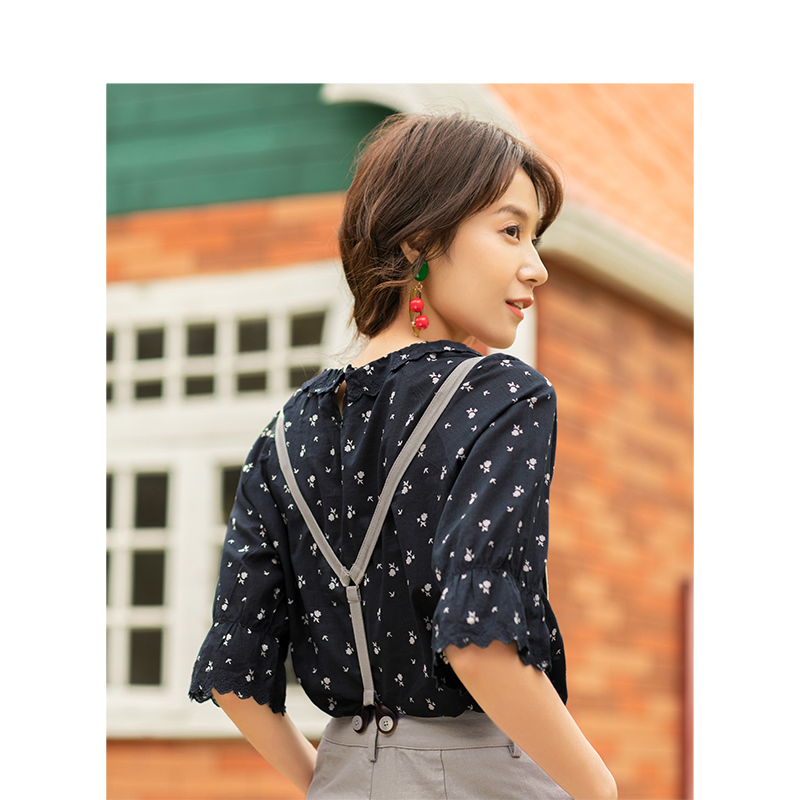  茵曼田田极客衬衫