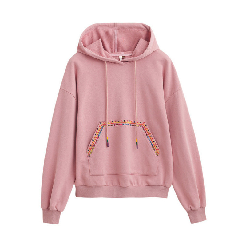 茵曼短款宽松韩版秋装2020年卫衣 茵曼田田极客卫衣/绒衫