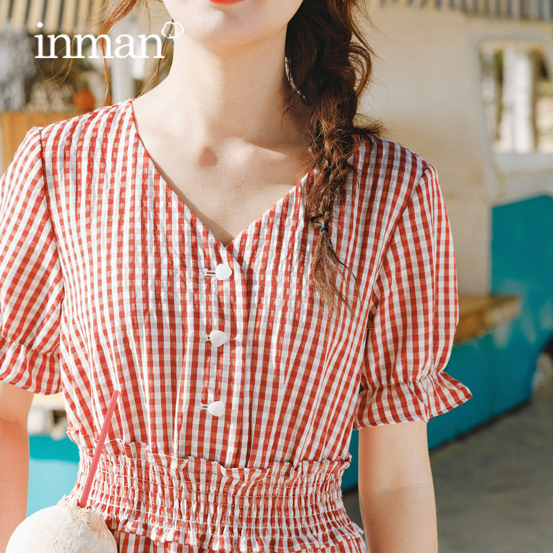  茵曼田田极客连衣裙