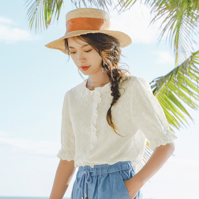  茵曼田田极客衬衫