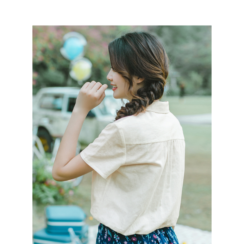  茵曼田田极客衬衫