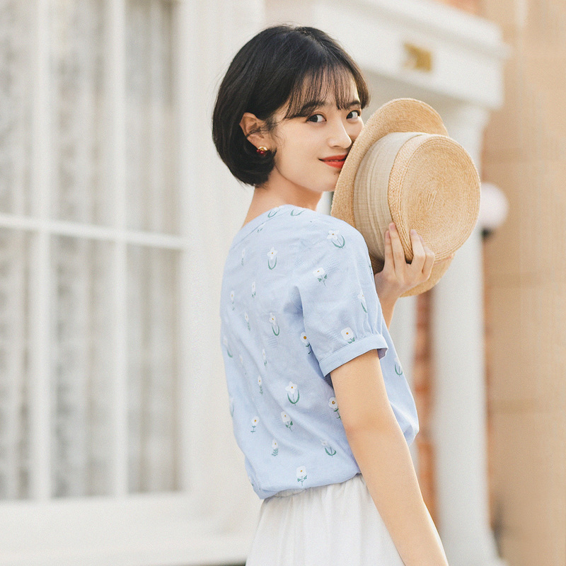  茵曼田田极客衬衫