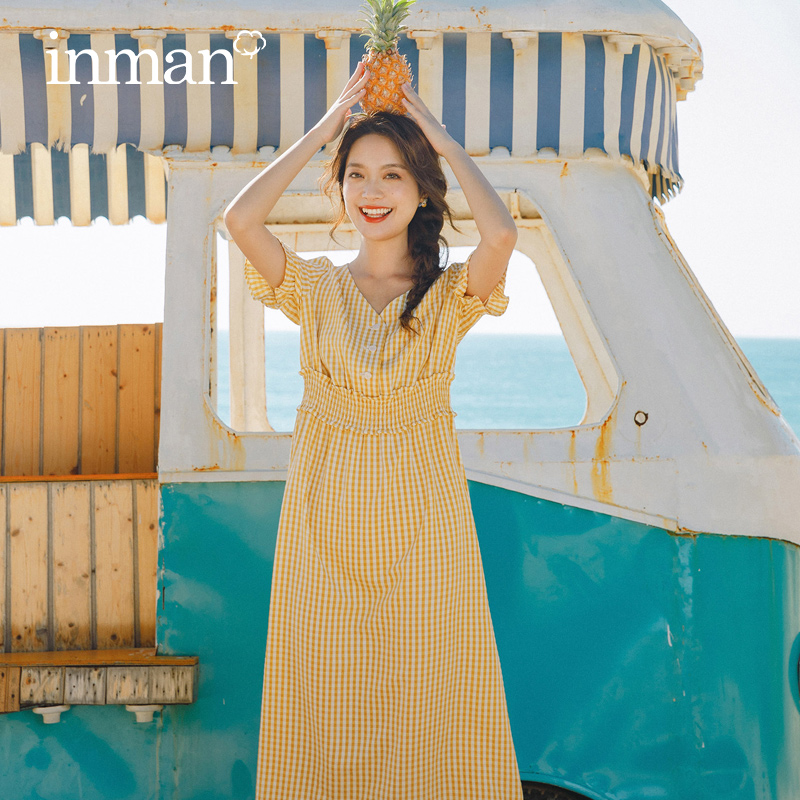  茵曼田田极客连衣裙