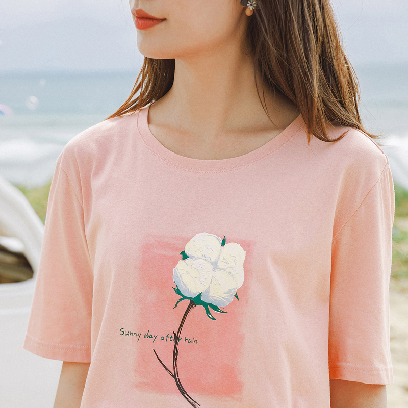  茵曼田田极客T恤