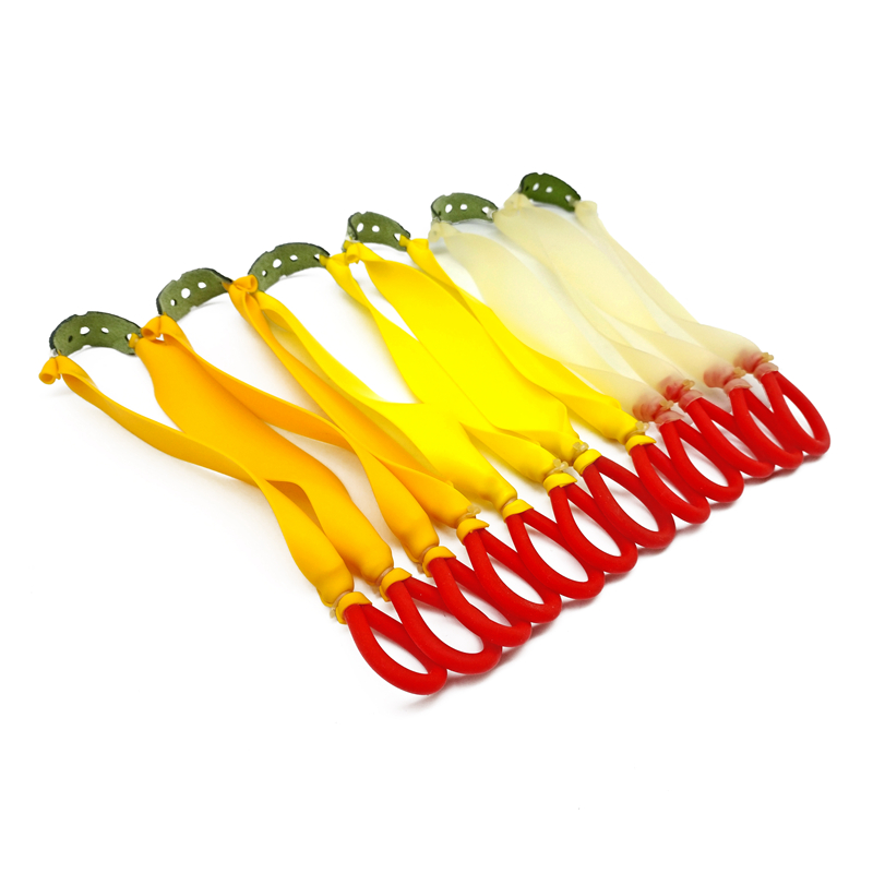 传统圆拖扁皮筋加长款不锈钢弹弓皮筋组强力普雷萨斯扁皮防冻拖挂 - 图1